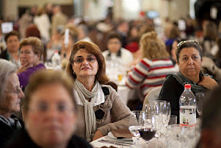 Imagen de una de las mesas de la Hacienda durante las intervenciones
