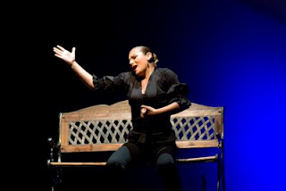 Un momento de la interpretación de Camarón