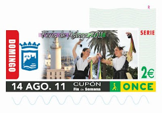 Imagen del cupón de Fin de Semana del 14 de agosto, dedicado a la Feria de Málaga