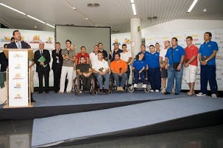 El presidente del Comité Paralímpico en un momento de su intervención