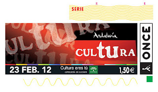 Imagen del cúpón del jueves 23 de febrero dedicado a la cultura de Andalucía