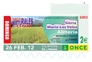 Imagen del cupón de Fin de Semana del 26 de febrero dedicado al Parque Natural Sierra María-Los Velez