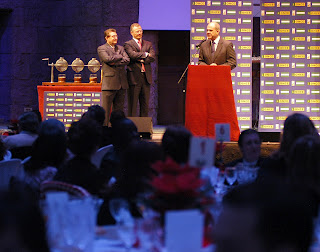 Un momento de la intervención del presidente de la Junta