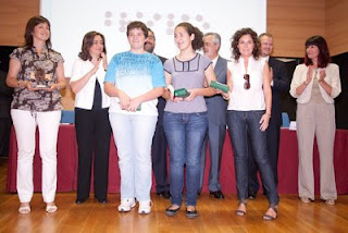 Los alumnos marbellíes sonrientes tras recibir su premio