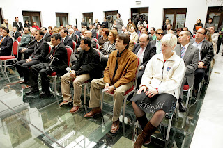 Un aspecto de la sala llena de deportistas y representantes de la sociedad cordobesa