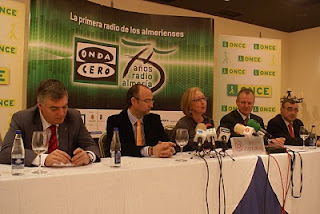 De izquierda a derecha, Pepe Fernández, Rodríguez Comendador, Fuensanta Coves, Patricio Cárceles y Manuel Alborch