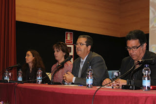 Imagen de los expertos sanitarios, sociales y educativos durante una de las ponencias