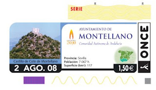 2 de agosto, cupón dedicado al municipio sevillano de Montellano
