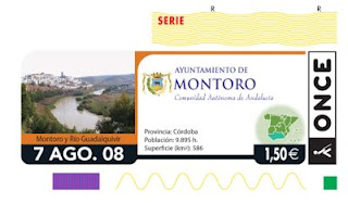 7 de agosto, cupón dedicado al municipio cordobés de Montoro
