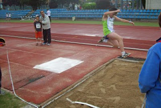 Alberto Rodríguez, en pleno salto