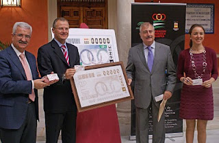 Imagen de la plancha que ha dado origen al cupón comemorativo a la labor de la Fundación Andalucía Olímpica