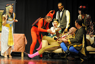 Imagen de la representación del grupo Antígona