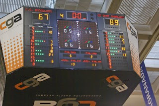 Marcador oficial del final del partido entre el equipo andaluz y el Barcelona