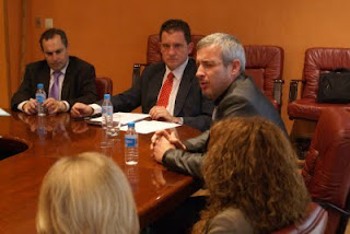 Curro, el vicepresidente segundo en un momento de su intervención