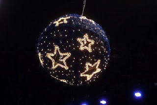 Detalle de la decoración navideña