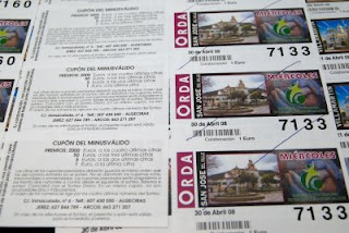 Cupones interceptados copiando el cupón de la ONCE