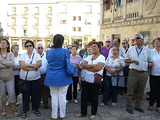Momento de la excursión a Baeza