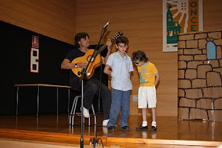 Otra de las actuaciones musicales de la fiesta de fin de curso