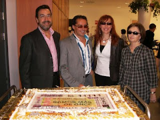 El presidente de la ONCE y la presidenta del Consejo Territorial con los directores del CRE