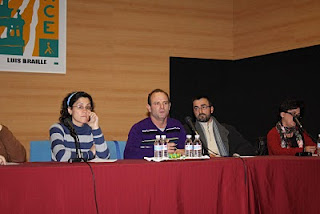 Mesa de debate en la que se encuentran algunos de los participantes que intervinieron en la Jornada