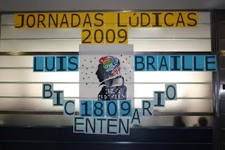 Las paredes del CRE anuncian las jornadas lúdicas 2009