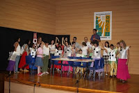 Imagen de una de las actuaciones de los alumnos de Primaria