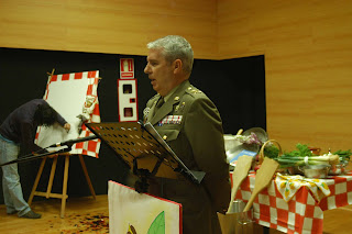 El general en un un momento de su lectura