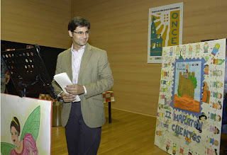 El torero Fran Rivera sonriente antes de iniciar su lectura