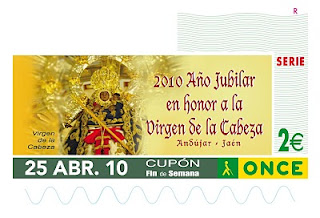 Supercupón Fin de Semana del domingo 25 de abril dedicado al año jubilar de la virgen de la Cabeza en Andújar (Jaén)