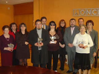 Foto de familia de los premiados