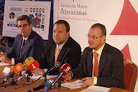 Un momento de la intervención de Patricio Cárceles junto a Alfredo Sánchez Monteseirín