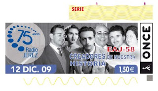 Sábado 12 de diciembre, cupón dedicado al 75 aniversario de Radio Jerez
