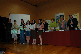 Las ganadoras de Priego posan para la foto