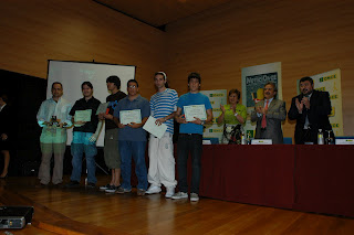 Imagen de los ganadores de Linares, ganadores también a nivel nacional