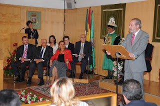 Intervención del presidente de la Diputación Provincial de Sevilla