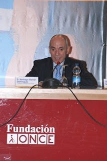 Un momento de la intervención de Santiago Galván