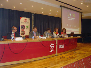 Alberto Durán en un momento de su intervención