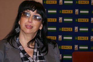 Primer plano sonriente de Inmaculada Gutiérrez