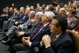 El presidente de la Diputación Provincial de Sevilla y el presidente de la Cámara de Comercio entre los invitados