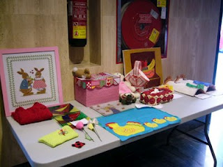 Exposición de los trabajos de manualidades