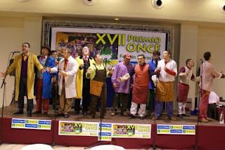 Actuación de la comparsa La Pensadora Gaditana