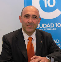 Primer plano del alcalde de San Fernando