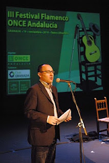 El periodista de la SER de Radio Granada, Rafa Troyano, que condujo la Gala