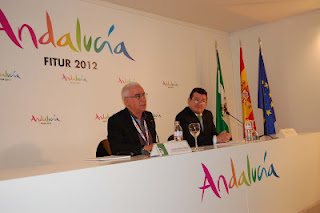 Luciano Alonso y Ángel Sánchez durante el acto