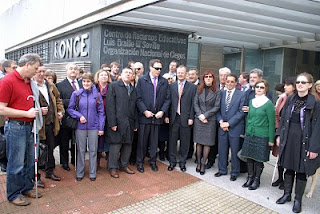 Foto de familia de los miembros de la junta directiva de la EBU a su llegada al CRE de Sevilla