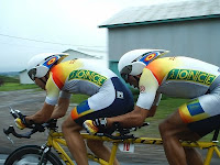 El ciclista malagueño en plena carrera