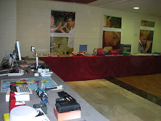 Vista general del material expuesto