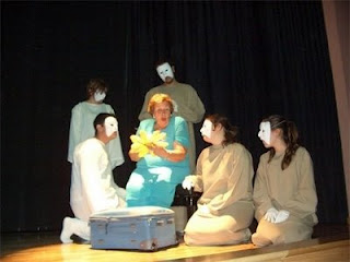 Un momento de la representación del grupo Homero