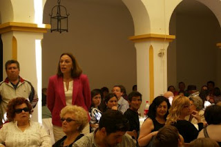 Josefa Luisa Ruiz en un momento de su intervención