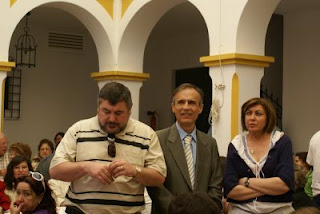 De izquierda a derecha Alberto Morillas, Antonio Casado y Josefa Barea